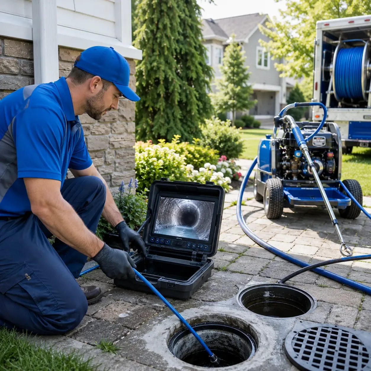 Outdoor drain cleaning professionals serving Brewerton, NY